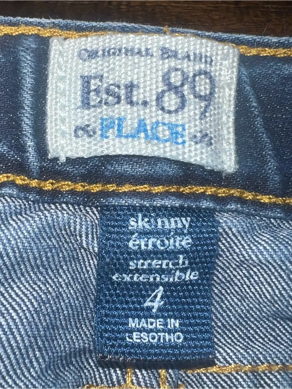 The Children's Place Blue Straight Leg Kids Jeans